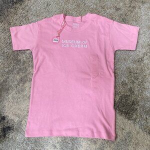Pink Museum of Ice Cream T Shirt NWT Size XS